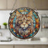 Cat Maine Coon Stained Glass Effect Suncatcher